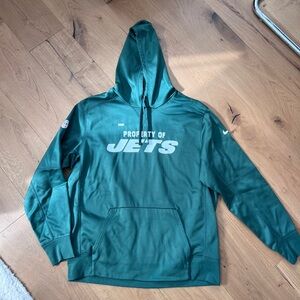 NFL Green JETS Dri-Fit Training Hoodie